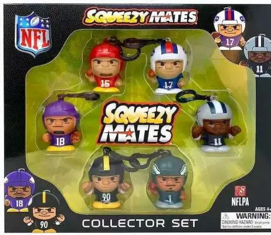 All Brands Party Animal Toys | Nfl Squeezy Mates Collector Set