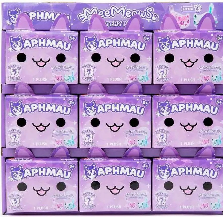 All Brands Bonkers Toy Co. | Aphmau Meemeows Plush Litter 4 Mystery Box [9 Packs]