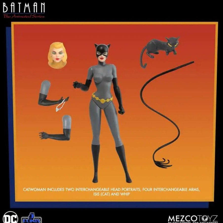 All Brands Mezco Toyz | Dc 5 Points Catwoman Action Figure [Batman: The Animated Series] (Pre-Order Ships July)