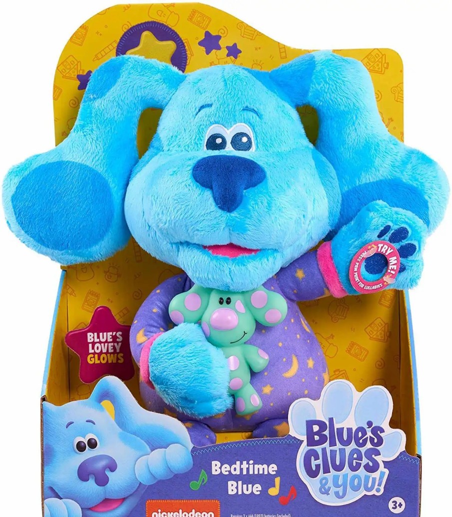 All Brands Just Play | Blue'S Clues & You! Bedtime Blue 10.5-Inch Plush