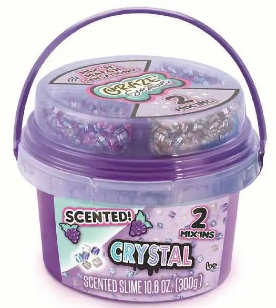 All Brands Craze Sensations | Craze Sensations Asmr Mix 'N Match Crystal Mini Bucket [Scented, Purple]