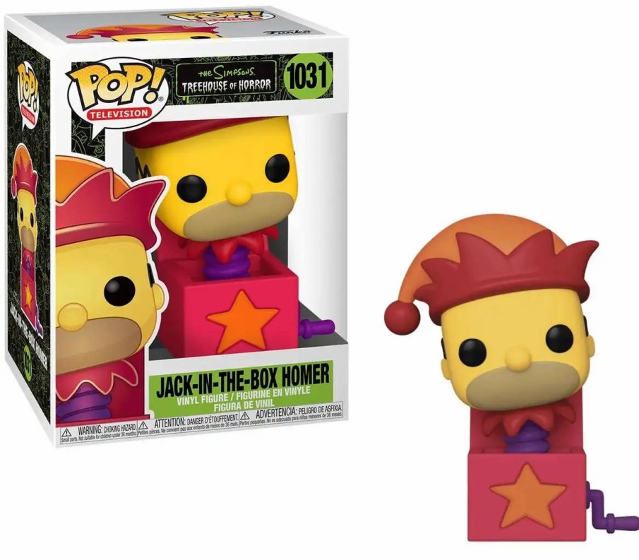 All Brands Funko | Funko The Simpsons Treehouse Of Horror Pop! Television Homer Jack-In-The-Box Vinyl Figure #1031