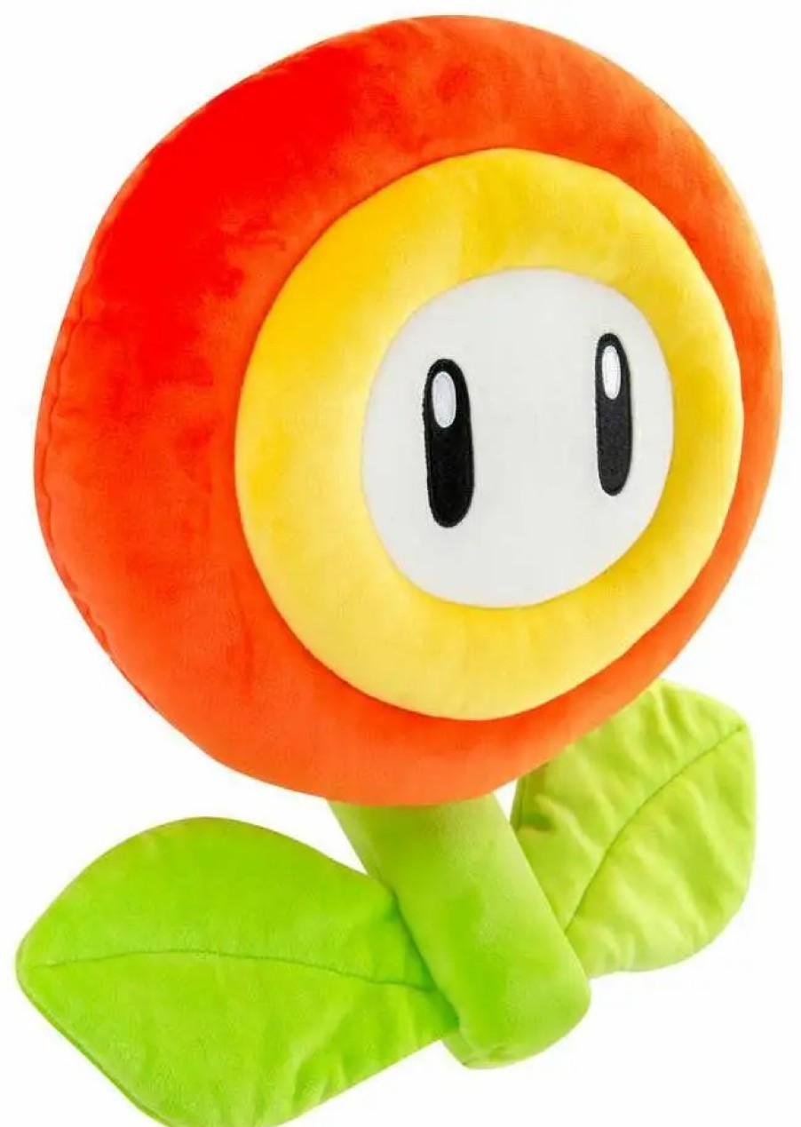 All Brands Tomy | Nintendo Super Mario Mocchi Mocchi Fire Flower 15-Inch Plush