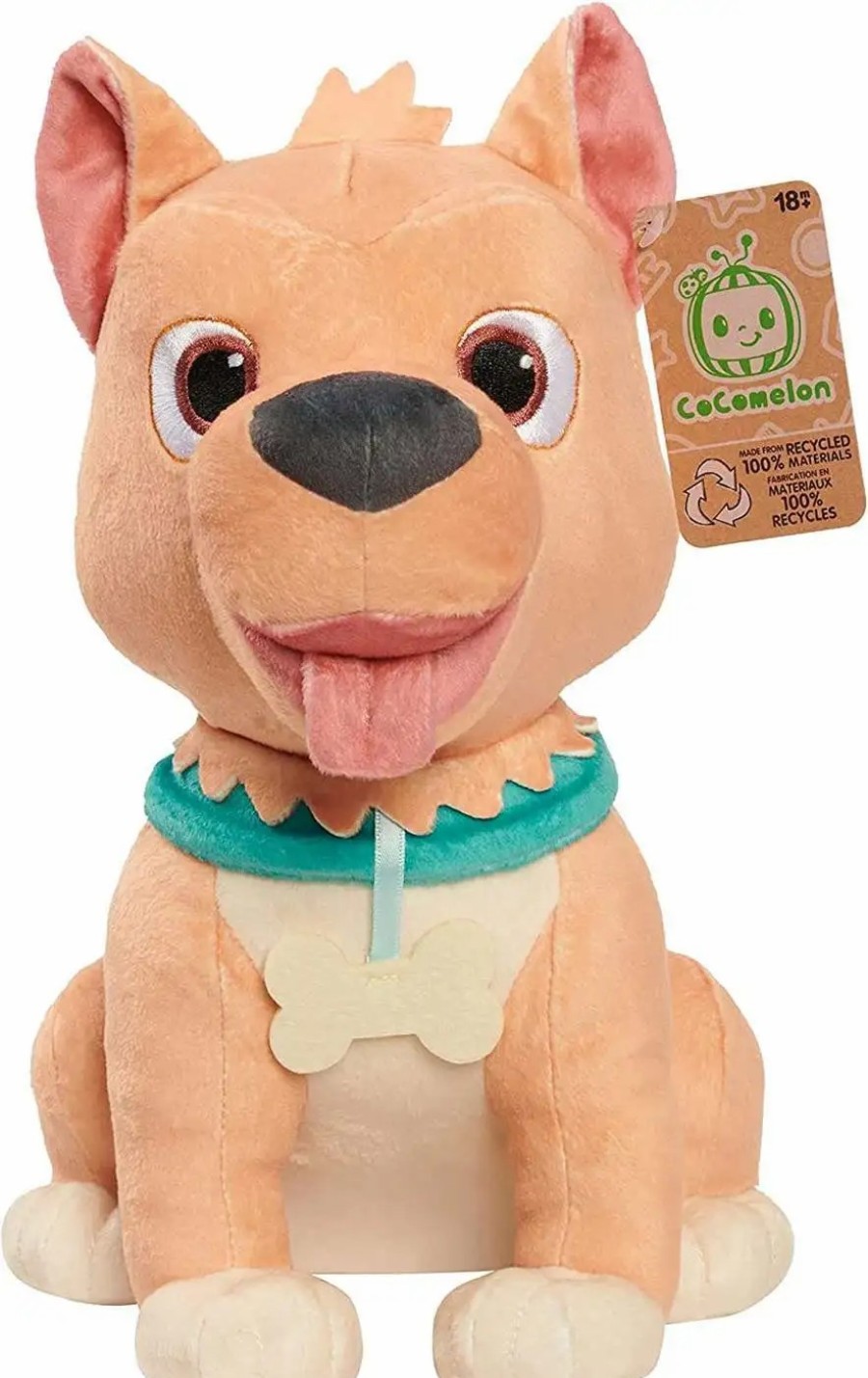 All Brands Just Play | Cocomelon My Friend Bingo 10-Inch Plush [Made From 100% Recycled Materials]