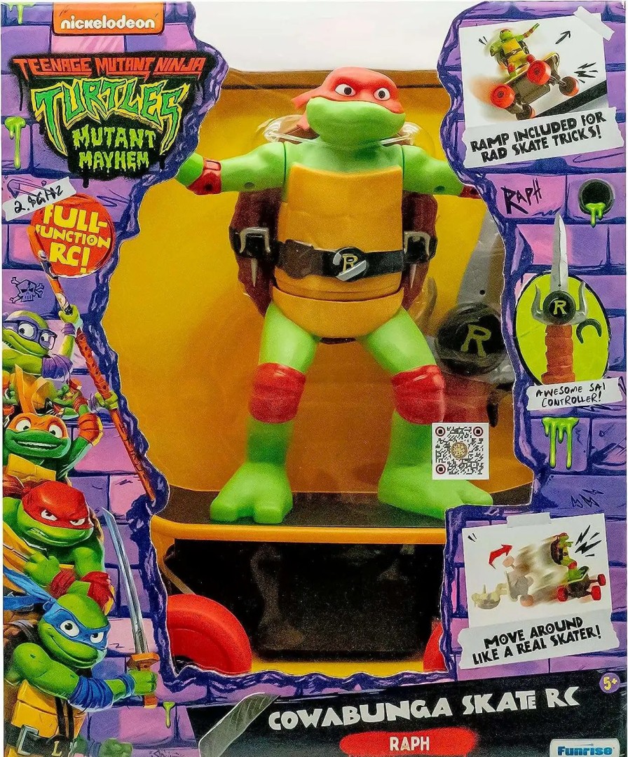 All Brands Funrise | Teenage Mutant Ninja Turtles Mutant Mayhem Cowabunga Skate Rc Raph