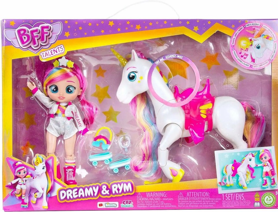 All Brands IMC Toys | Cry Babies Bff Talents Dreamy & Rym Doll 2-Pack