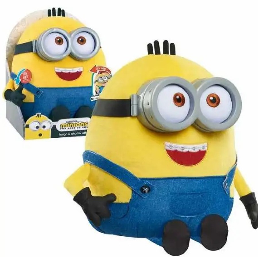 All Brands Just Play | Minions Rise Of Gru Laugh & Chatter Otto 8-Inch Plush (Pre-Order Ships February)