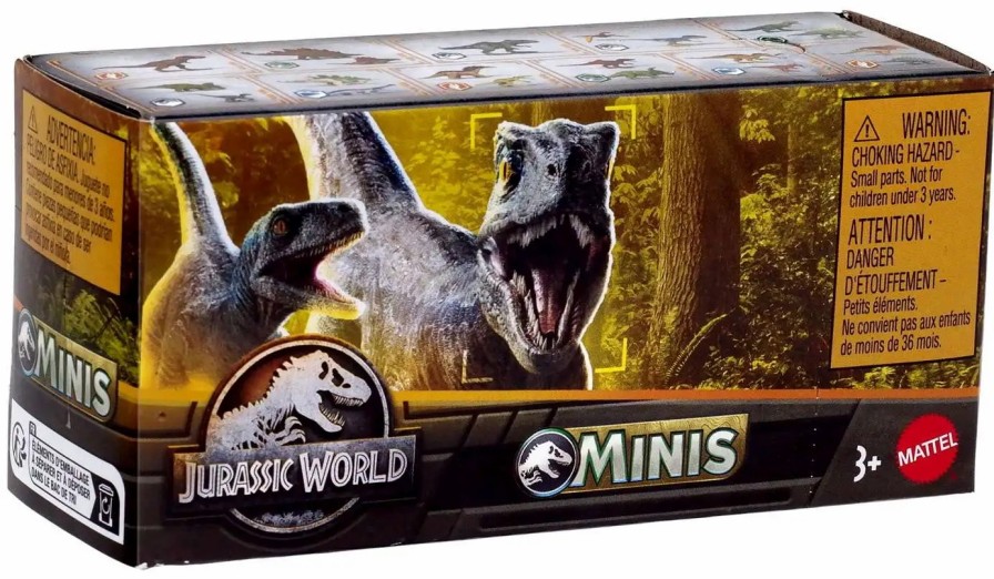 All Brands Mattel | Jurassic World Minis Series 1 Mystery Pack [2 Random Figures]