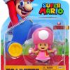 All Brands Jakks Pacific | World Of Nintendo Super Mario Wave 36 Toadette Action Figure [With Coin]