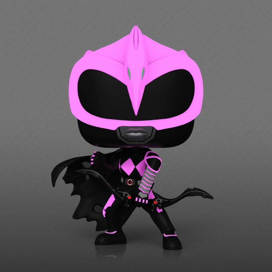 All Brands Funko | Funko Power Rangers Pop! Television Ranger Slayer Exclusive Vinyl Figure #1383 [Chase Version, Glow-In-The-Dark] (Pre-Order Ships February)