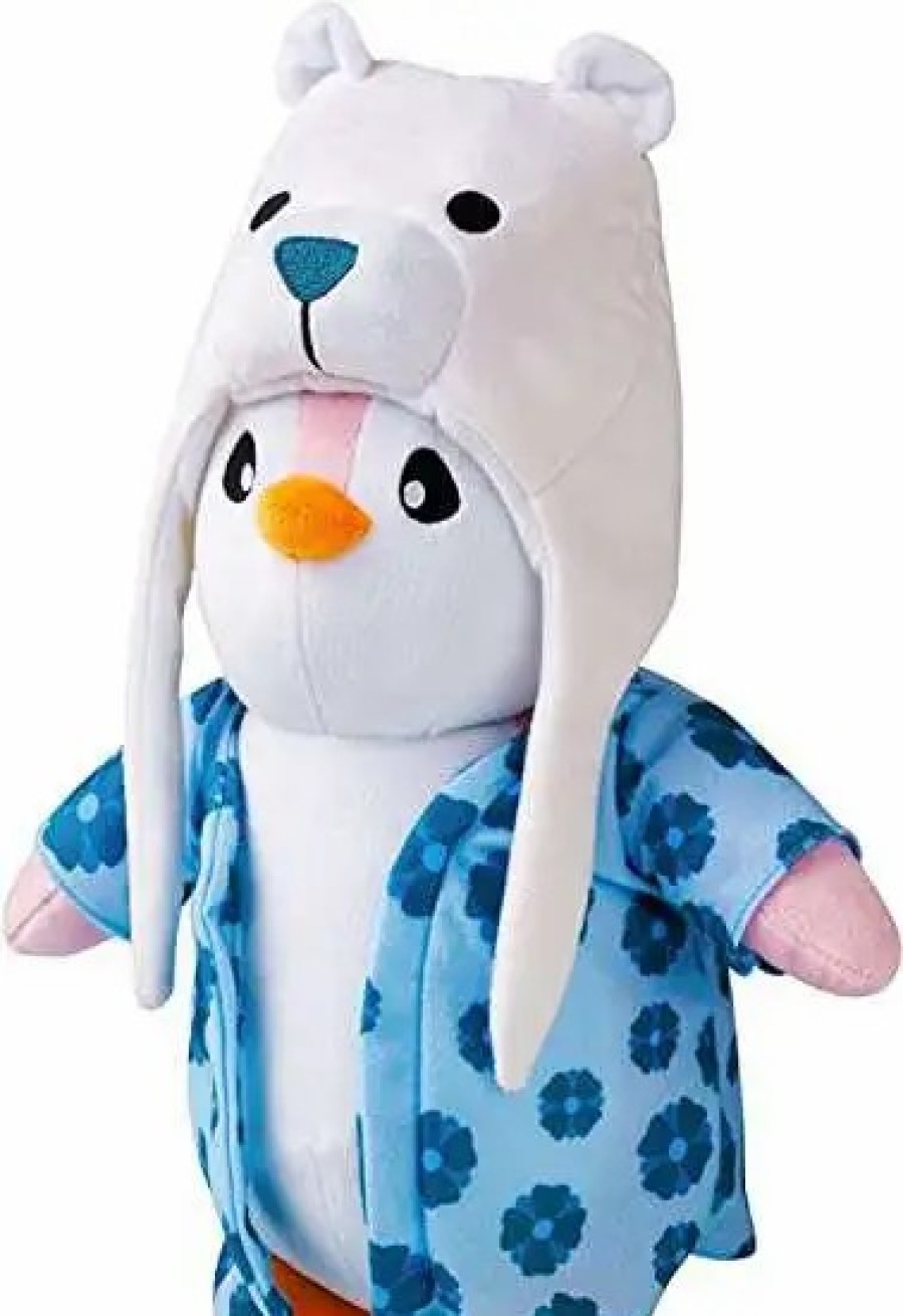 All Brands PMI | Pudgy Penguins Huggable Polar Bear Hat 12-Inch Plush