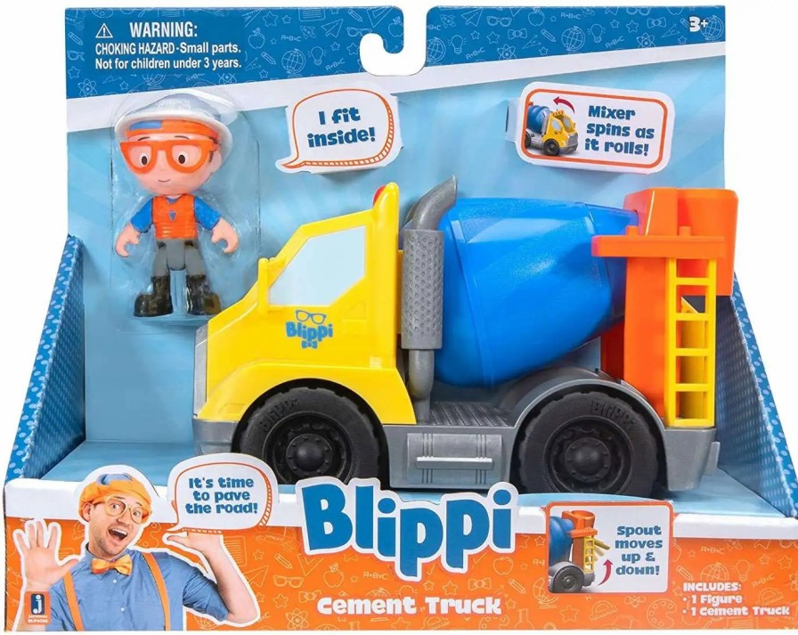 All Brands Jazwares | Blippi Cement Truck Vehicle