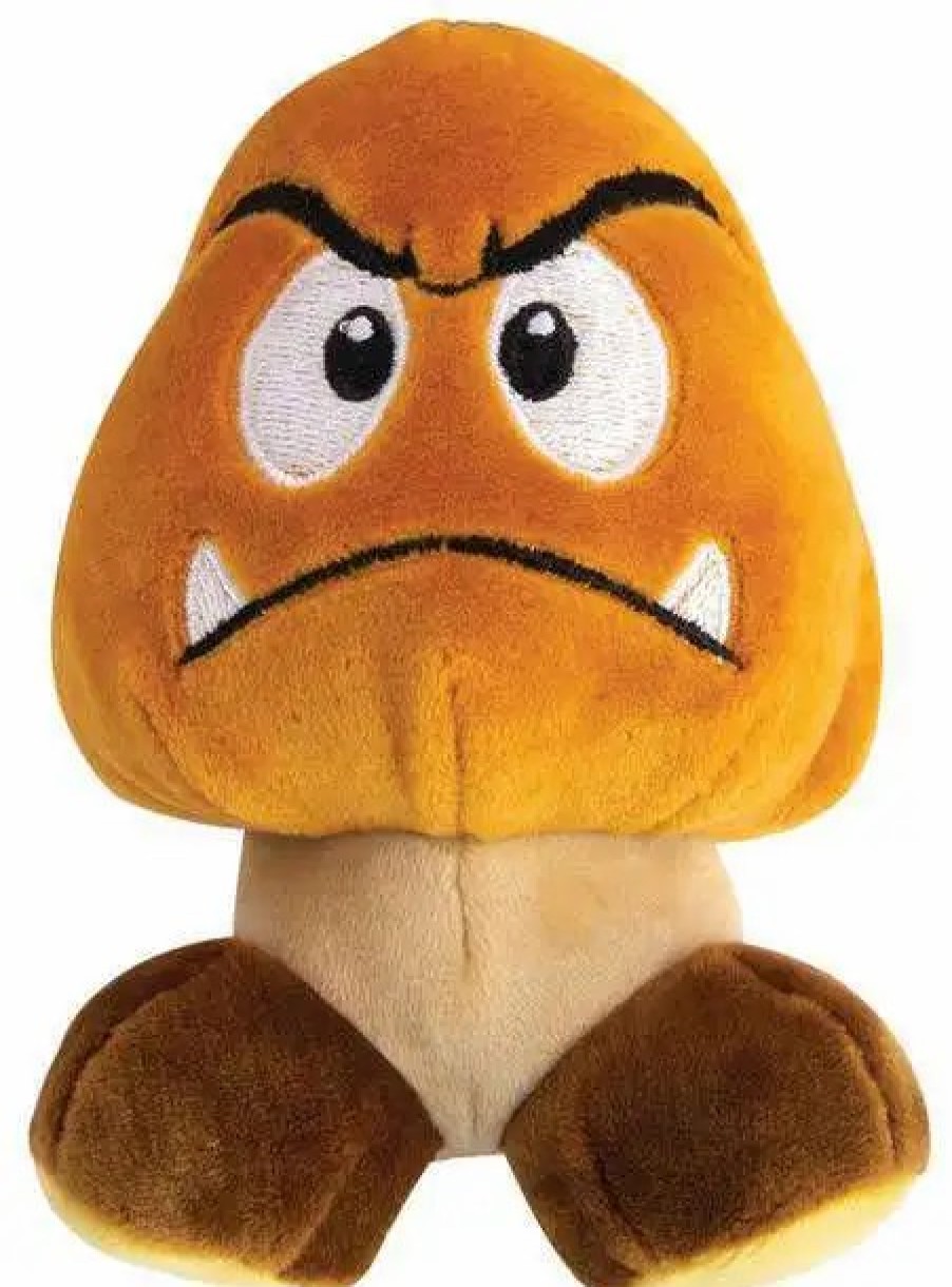 All Brands Tomy | Nintendo Super Mario Mocchi Mocchi Goomba 4-Inch Mini Plush