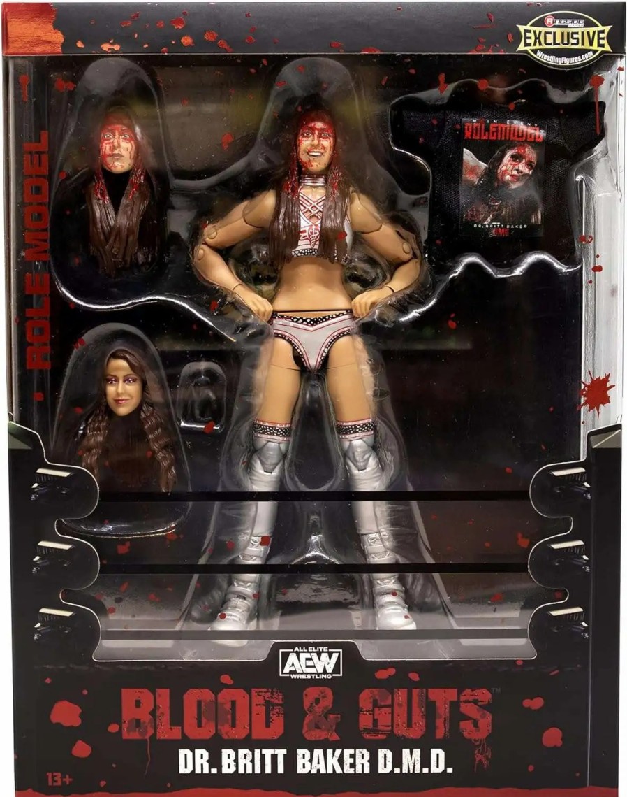 All Brands Jazwares | Aew All Elite Wrestling Unrivaled Collection Blood & Guts Dr. Britt Baker D.M.D. Exclusive Action Figure [Lights Out Match]