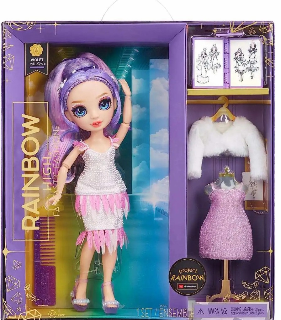 All Brands MGA Entertainment | Rainbow High Fantastic Fashion Violet Willow Fashion Doll