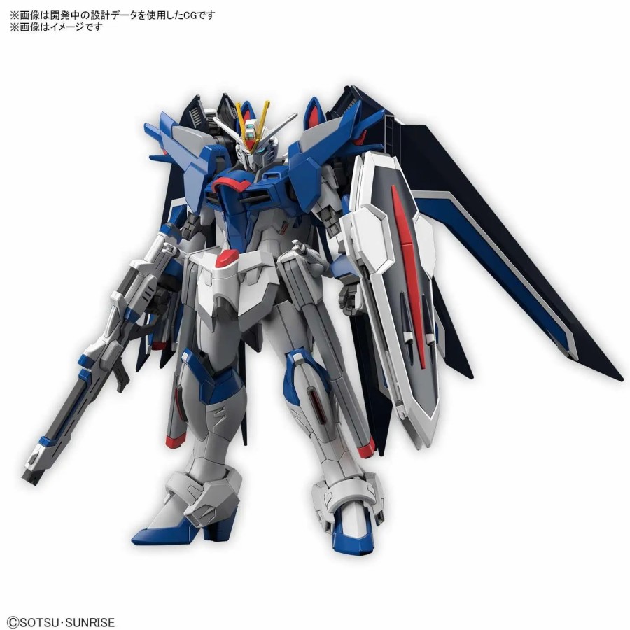 All Brands Bandai Hobby | Gundam Seed Freedom High Grade Universal Century Rising Freedom Gundam 1/144 Model Kit #243 (Pre-Order Ships January)