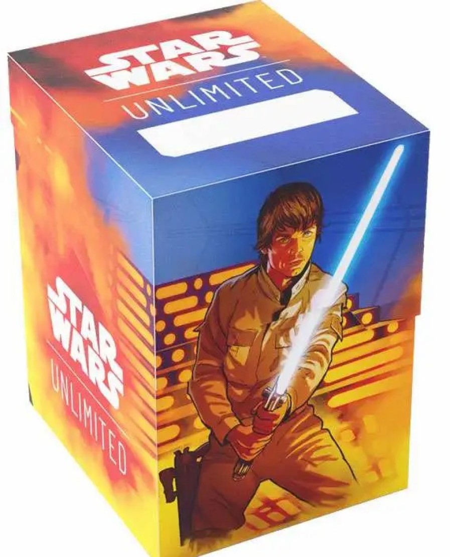 All Brands Gamegenic | Trading Card Game Star Wars: Unlimited Luke Skywalker Soft Crate Deck Box (Pre-Order Ships March)