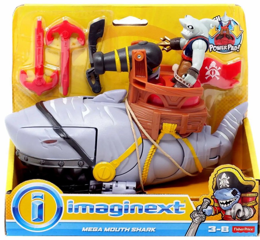 All Brands Fisher Price | Fisher Price Imaginext Mega Mouth Shark Figure Set