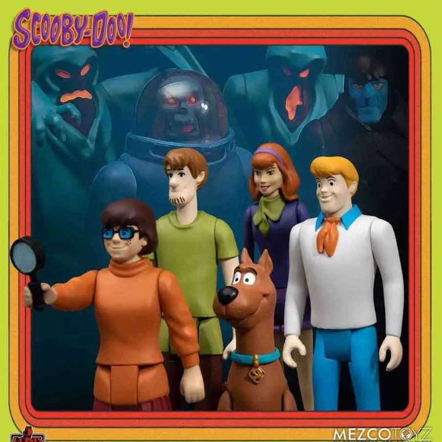 All Brands Mezco Toyz | Scooby Doo 5 Points Friends & Foes Deluxe Action Figure Boxed Set [9 Figures, Mystery Machine & Mansion Diorama] (Pre-Order Ships February)