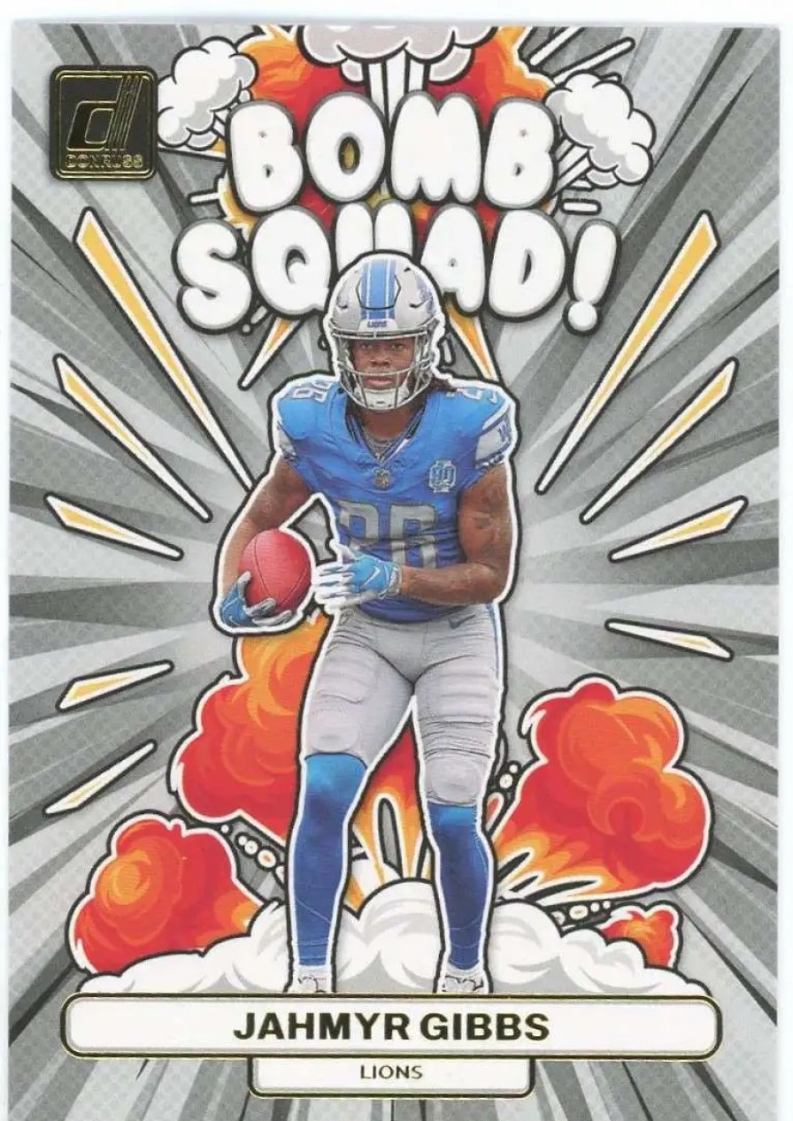 All Brands Panini | Nfl 2023 Panini Donruss Football Bomb Squad Jahmyr Gibbs Bs-26 [Rookie]