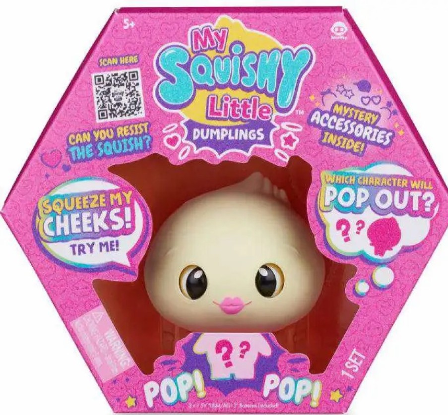 All Brands WowWee | My Squishy Little Dumplings Dee Figure [Pink]