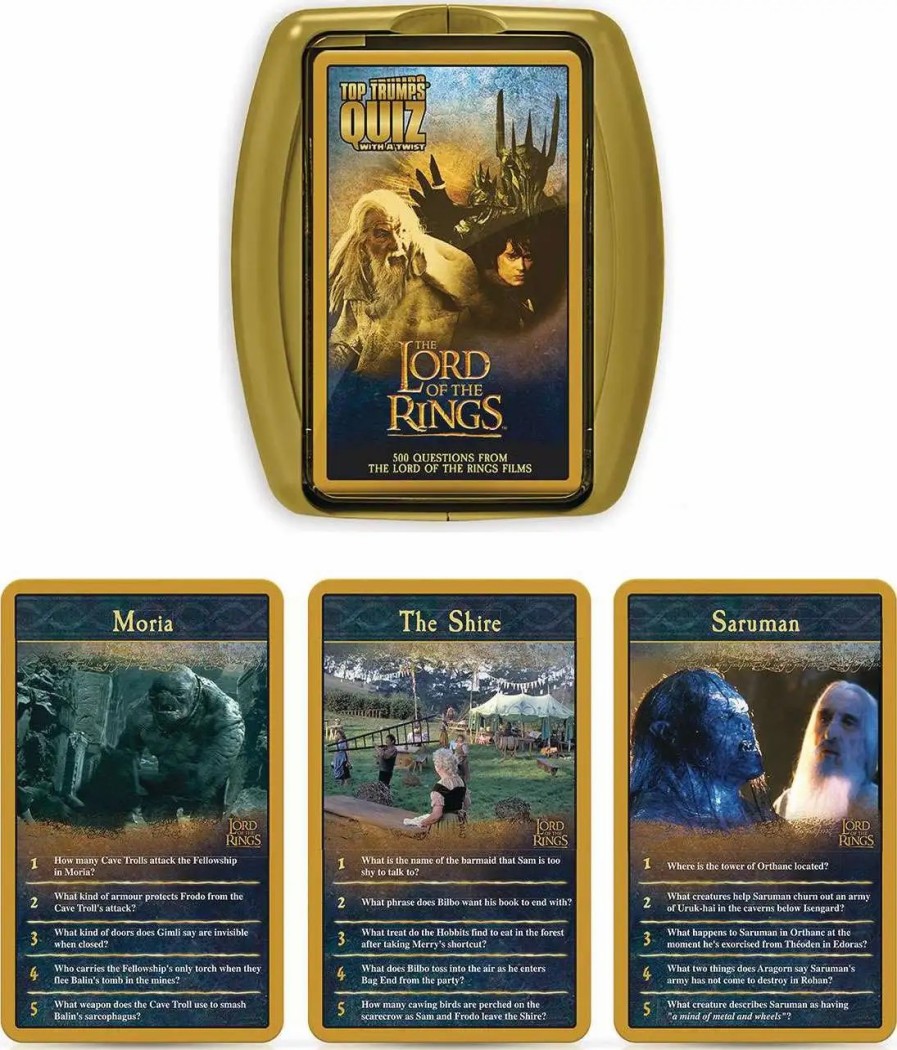 All Brands Top Trumps | The Lord Of The Rings Quiz Game