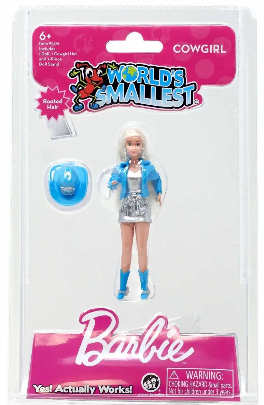 All Brands Super Impulse | Barbie World'S Smallest Cowgirl 3.5-Inch Doll