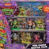 All Brands Playmates | Teenage Mutant Ninja Turtles Mutant Mayhem Leonardo, Donatello, Michelangelo, Raphael, Splinter, Super Fly, Bebop & Rocksteady Exclusive 2-Inch Mini Figure Battle Pack