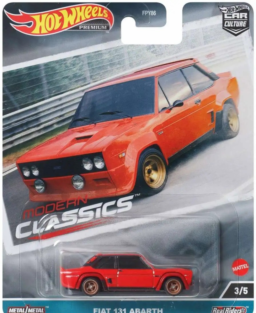 All Brands Mattel | Hot Wheels Premium Car Culture Modern Classics Fiat 131 Abarth Die Cast Car