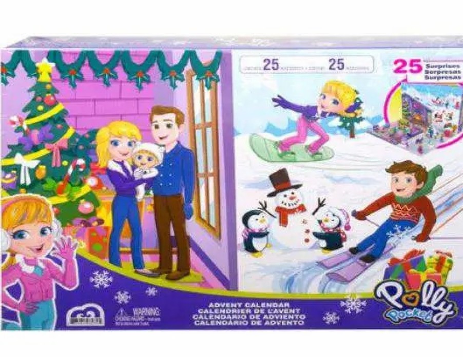 All Brands Mattel Toys | Polly Pocket 2021 Advent Calendar Playset