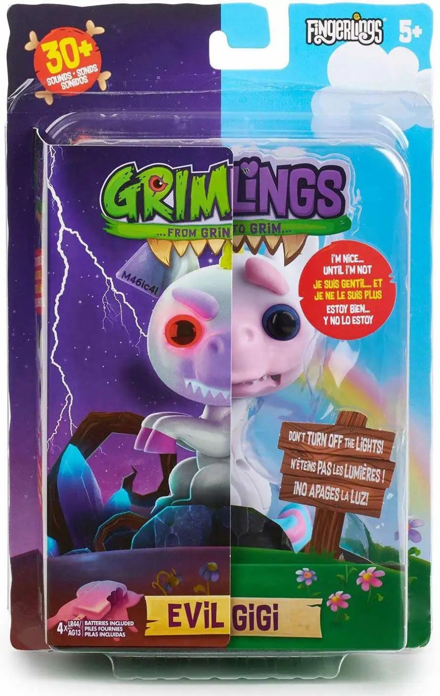 All Brands WowWee | Fingerlings Grimlings Evil Gigi Figure [Unicorn]