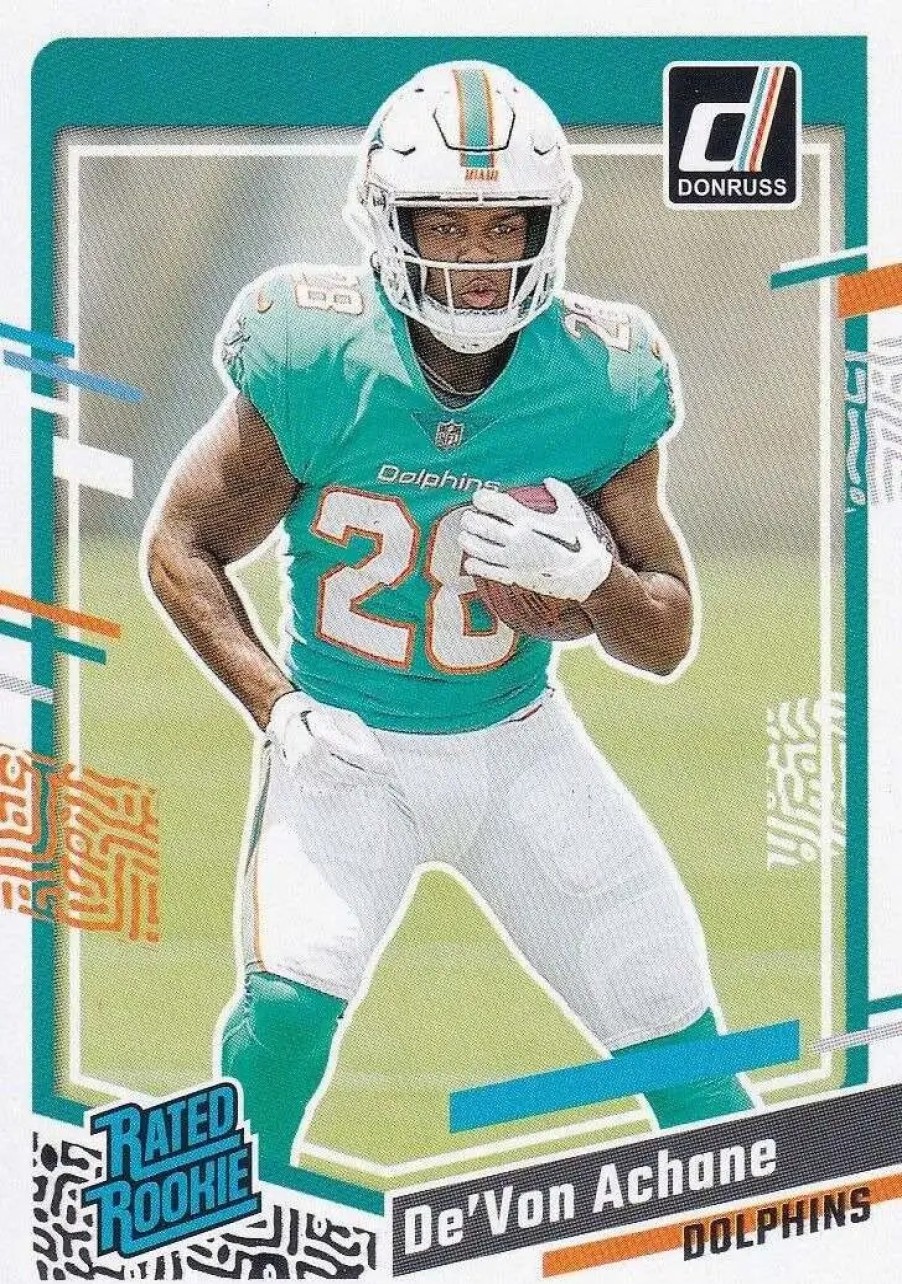 All Brands Panini | Nfl Miami Dolphins 2023 Panini Donruss Devon Achane #365 [Rated Rookie]