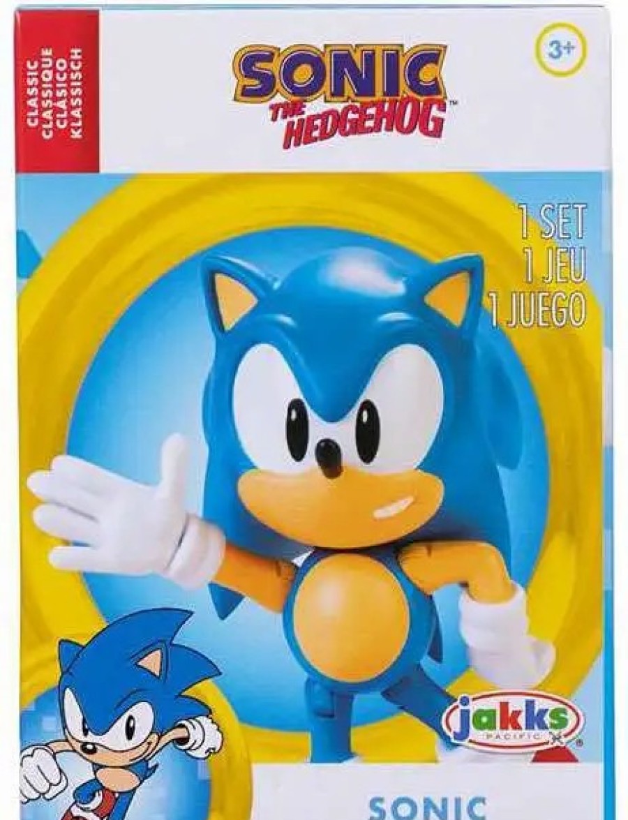 All Brands Jakks Pacific | Sonic The Hedgehog Sonic 2.5-Inch Articulated Mini Figure [Classic]