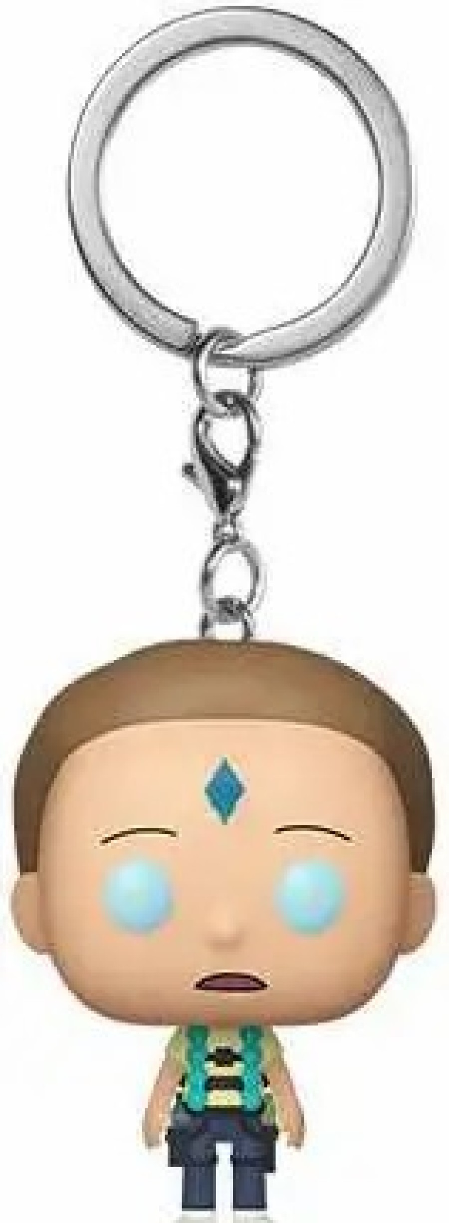 All Brands Funko | Funko Rick & Morty Pocket Pop! Floating Death Crystal Morty Keychain