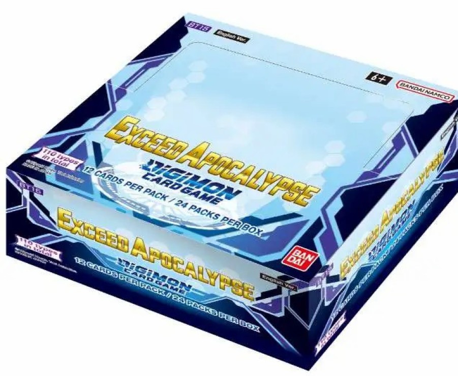 All Brands Bandai | Digimon Trading Card Game Exceed Apocalypse Booster Box Bt15 [24 Packs] (Pre-Order Ships February)