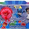 All Brands Just Play | Disney Junior Pj Masks Romeo, Gekko, Catboy, Owlette & Night Ninja 3-Inch Figure 5-Pack [Power Up Poses!]