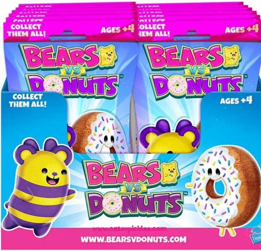 All Brands Cepia LLC | Plush Figure Bears Vs. Donuts 4-Inch Mystery Box [12 Packs]