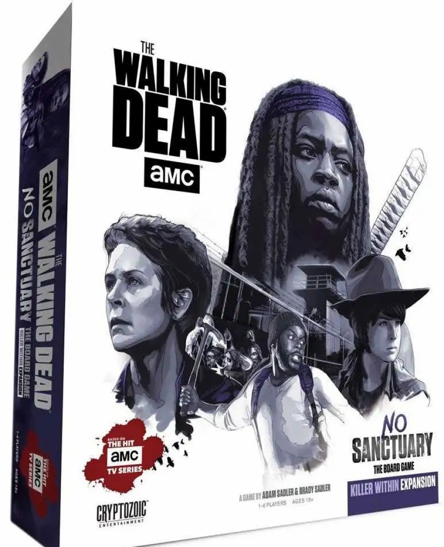 All Brands Cryptozoic Entertainment | The Walking Dead Amc Tv No Sanctuary Killer Within Board Game Expansion