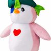 All Brands PMI | Pudgy Penguins Huggable Heart Chest & Fish Hat 12-Inch Plush