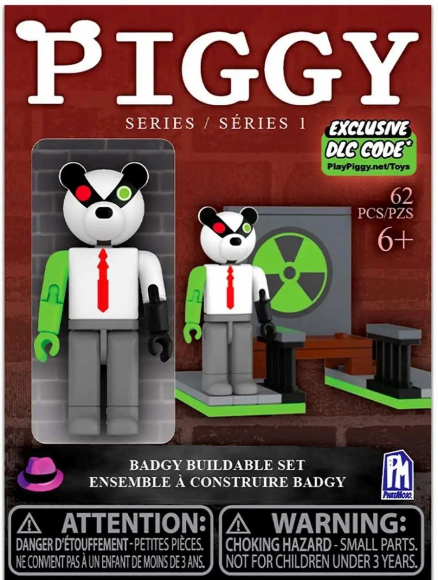 All Brands Phat Mojo | Piggy Series 1 Badgy Buildable Set [Exclusive Dlc Code]