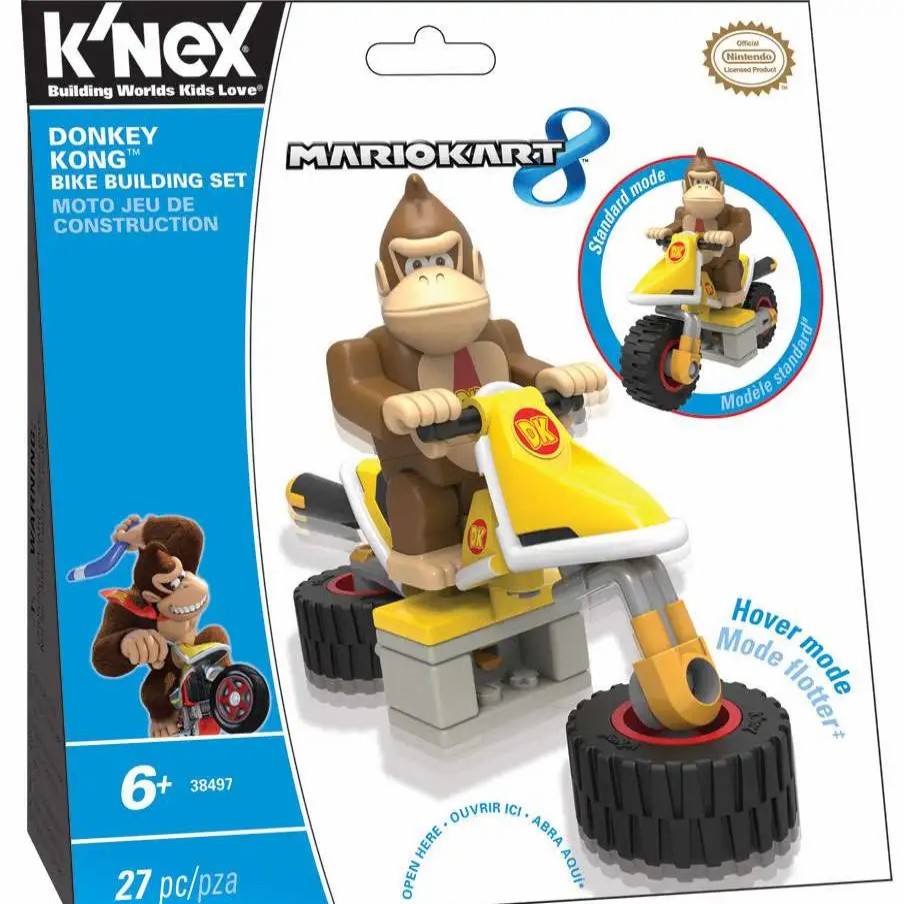 All Brands K'NEX | K'Nex Super Mario Mario Kart 8 Donkey Kong Bike Building Set #38497