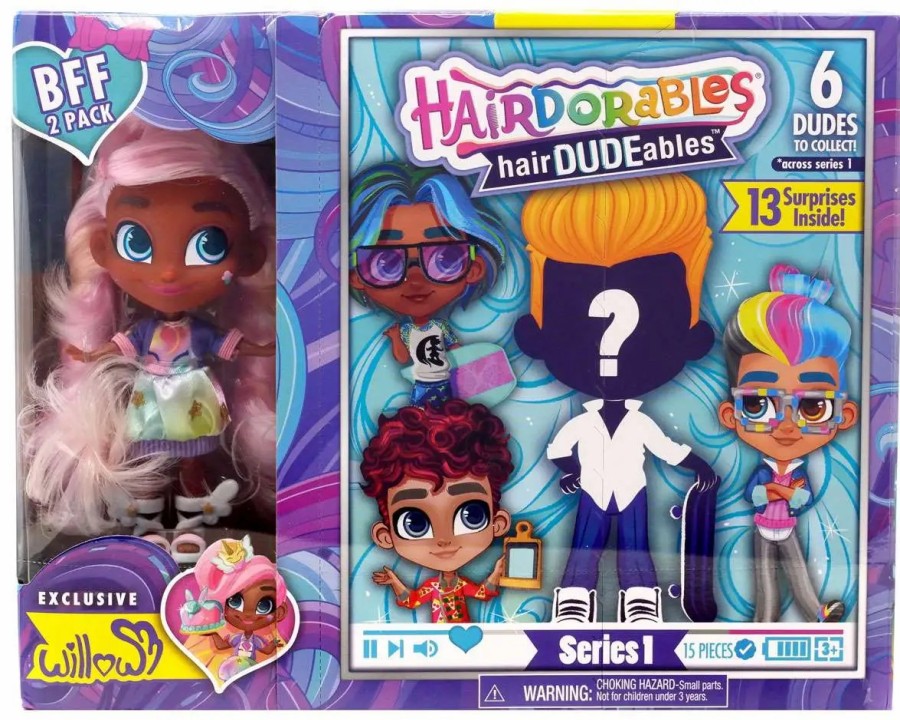 All Brands Just Play | Hairdorables Hairdudeables Series 1 Willow Bff 2-Pack