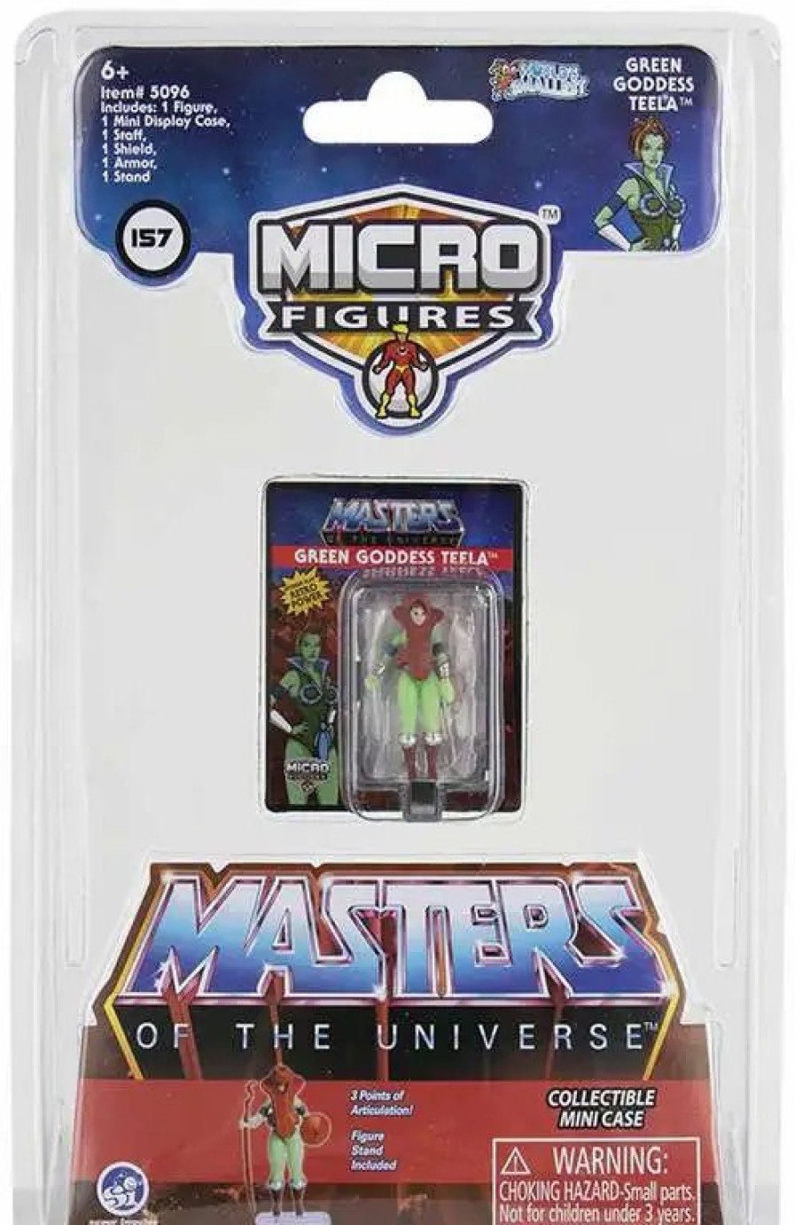 All Brands Super Impulse | World'S Smallest Masters Of The Universe Series 2 Green Goddess Teela 1.25-Inch Micro Figure