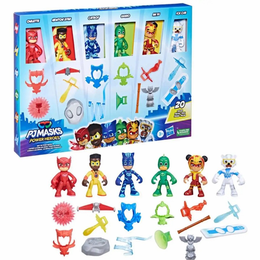 All Brands Hasbro | Pj Masks Meet The Power Heroes 2.5-Inch Figure Set (Pre-Order Ships February)