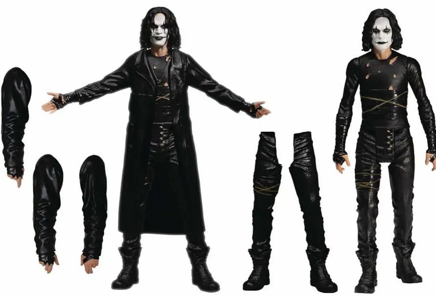 All Brands Mezco Toyz | The Crow 5 Points Eric Draven Deluxe Action Figure Set [2 Different Variations!]