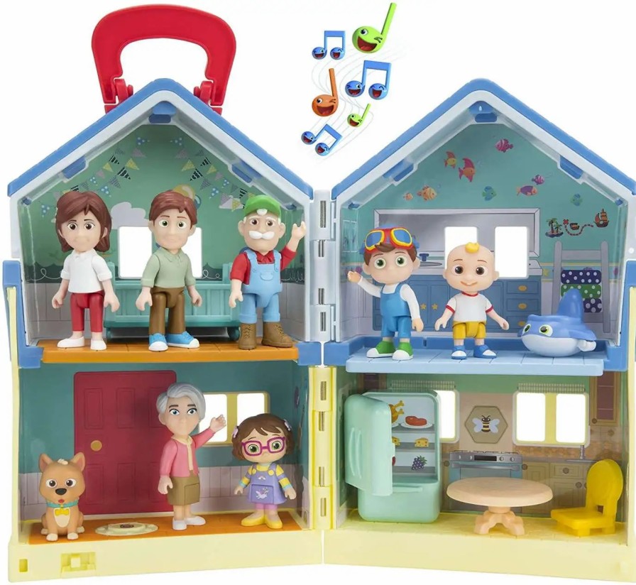 All Brands Jazwares | Cocomelon Deluxe Family House Exclusive Playset