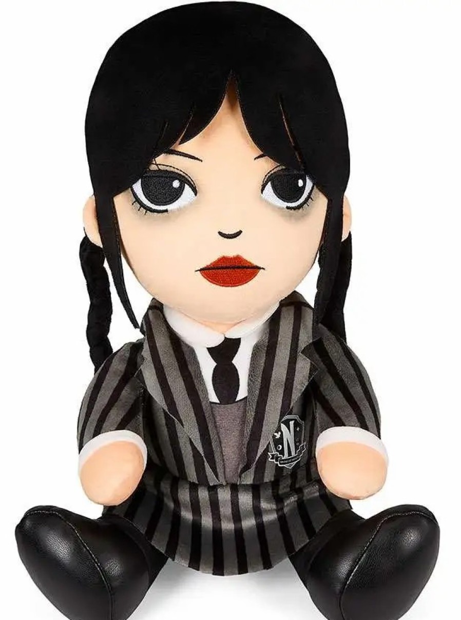 All Brands Kidrobot (NECA) | Wednesday Addams 13-Inch Plush (Pre-Order Ships February)