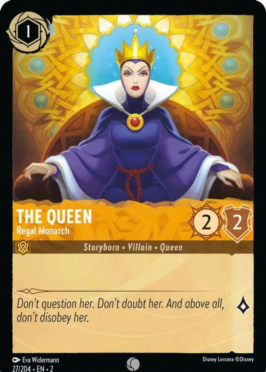 All Brands Ravensburger | Disney Lorcana Trading Card Game Rise Of The Floodborn Common The Queen - Regal Monarch #27