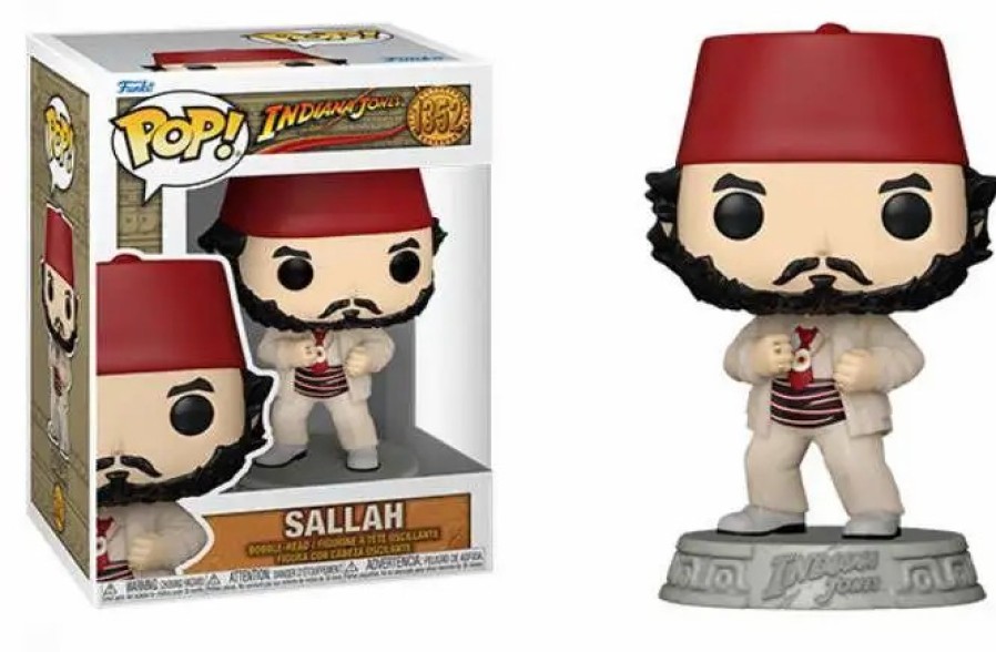 All Brands Funko | Funko Indiana Jones Raiders Of The Lost Ark Pop! Movies Sallah Vinyl Figure #1352