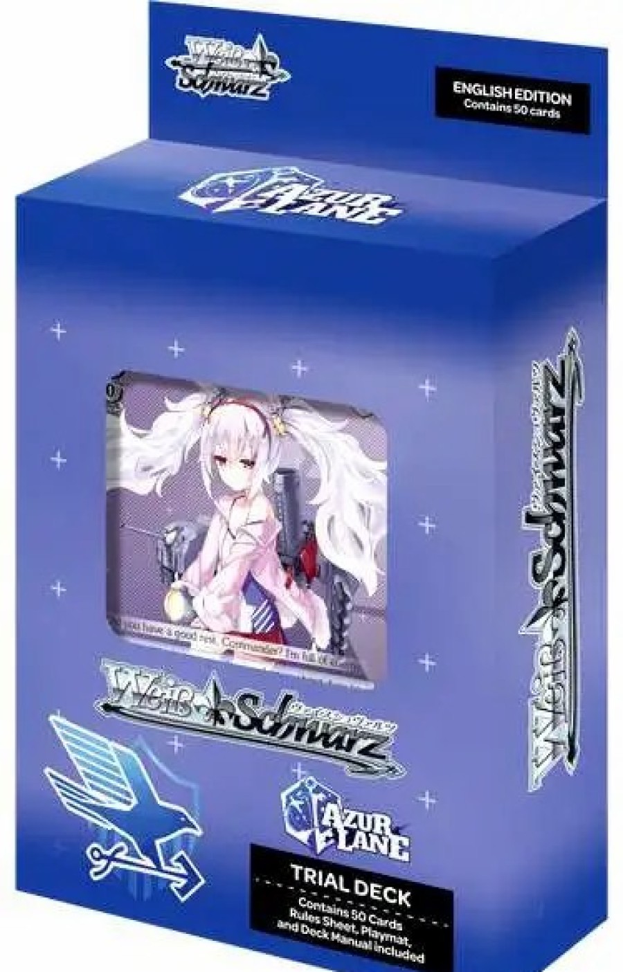 All Brands BushiRoad | Weiss Schwarz Trading Card Game Azur Lane Eagle Union Version Trial Deck [50 Cards]